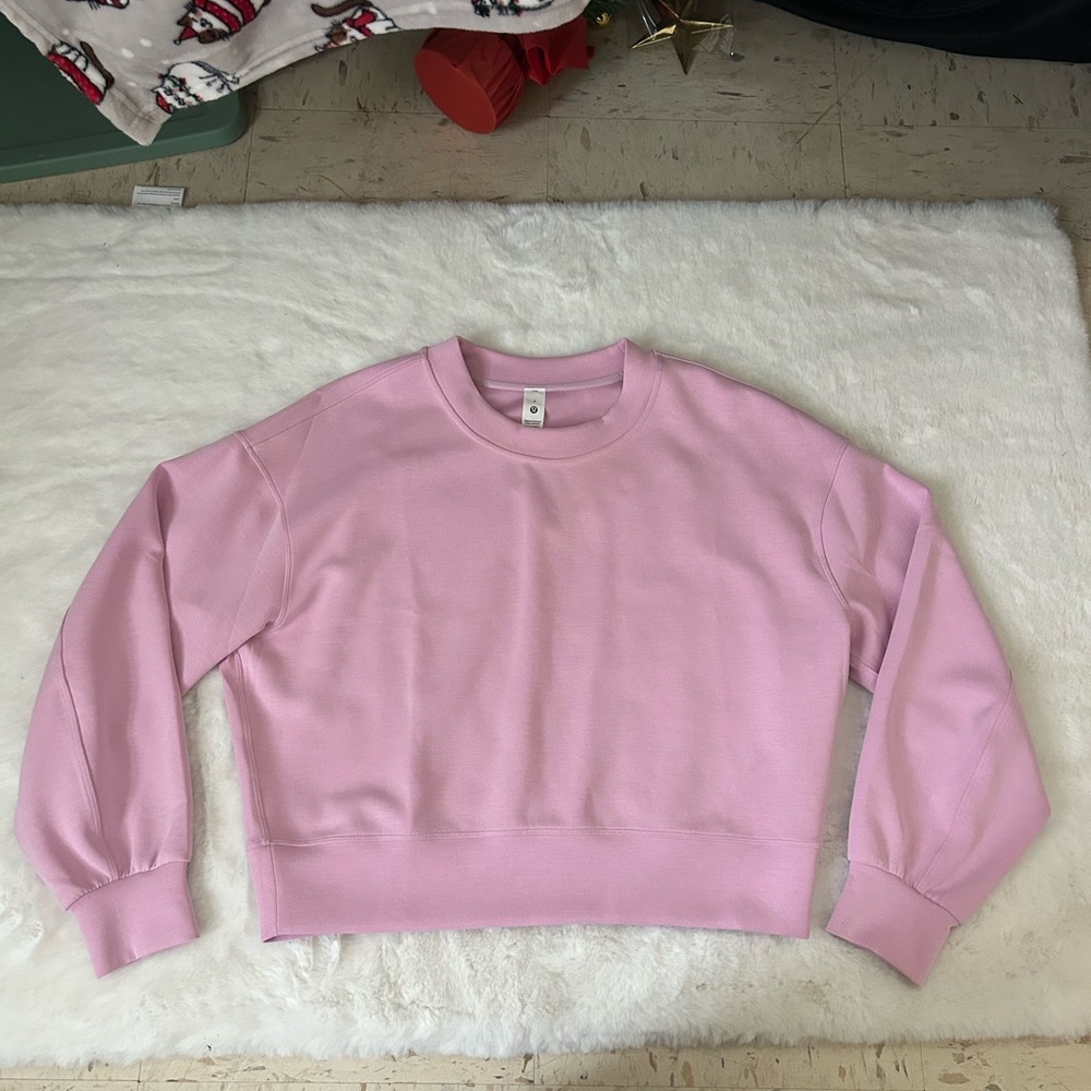 Pink Crewneck Women's Sweater